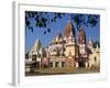 Lakshimi Narayan Temple, Dedicated to the Hindu Goddess of Wealth, Delhi, India-Harding Robert-Framed Photographic Print