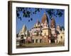 Lakshimi Narayan Temple, Dedicated to the Hindu Goddess of Wealth, Delhi, India-Harding Robert-Framed Photographic Print