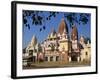 Lakshimi Narayan Temple, Dedicated to the Hindu Goddess of Wealth, Delhi, India-Harding Robert-Framed Photographic Print