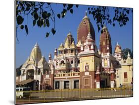 Lakshimi Narayan Temple, Dedicated to the Hindu Goddess of Wealth, Delhi, India-Harding Robert-Mounted Photographic Print