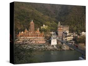 Lakshman Jula, Rishikesh, Uttarakhand, India, Asia-null-Stretched Canvas