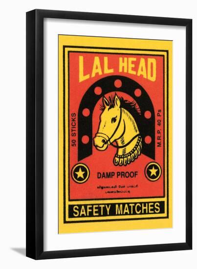 Lal Head Safety Matches-null-Framed Art Print