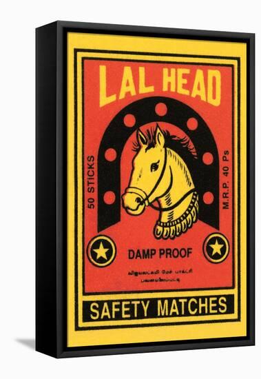 Lal Head Safety Matches-null-Framed Stretched Canvas