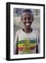 Lalibela boy wearing a Haile Selassie t-shirt, Lalibela, Wollo, Ethiopia-Godong-Framed Photographic Print