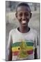 Lalibela boy wearing a Haile Selassie t-shirt, Lalibela, Wollo, Ethiopia-Godong-Mounted Photographic Print