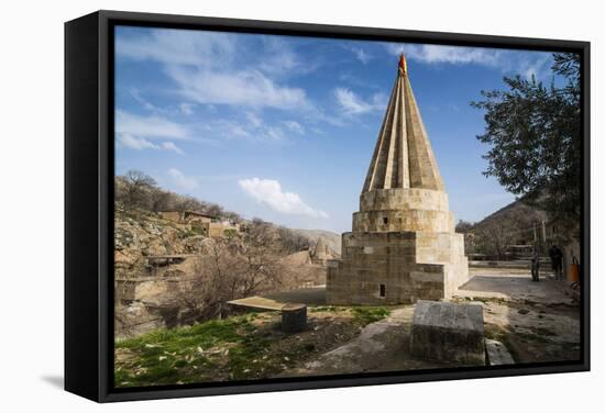 Lalish Capital of the Kurdish Sect of the Yazidis in Kurdistan, Iraq-Michael Runkel-Framed Stretched Canvas