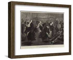 Lama Dance at Jummoo, Performed before the Prince of Wales-William Heysham Overend-Framed Giclee Print