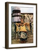Lama Dance, Tibet, C1924-Edmund Candler-Framed Giclee Print