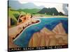 Lamai Beach from the rock,2000-Timothy Nathan Joel-Stretched Canvas