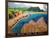 Lamai Beach from the rock,2000-Timothy Nathan Joel-Framed Giclee Print