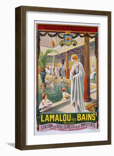 Lamalou Les Bains-Jose Belon-Framed Giclee Print