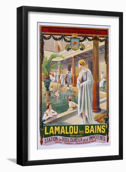 Lamalou Les Bains-Jose Belon-Framed Giclee Print