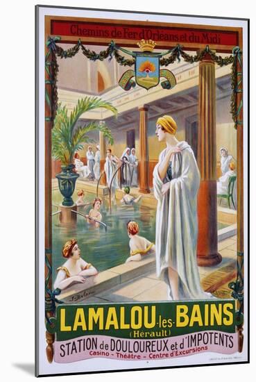 Lamalou Les Bains-Jose Belon-Mounted Giclee Print