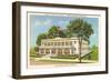 Lamar Bath House, Hot Springs-null-Framed Art Print