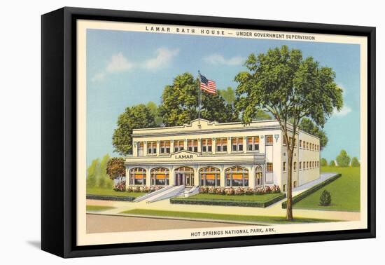 Lamar Bath House, Hot Springs-null-Framed Stretched Canvas