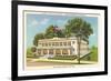 Lamar Bath House, Hot Springs-null-Framed Art Print