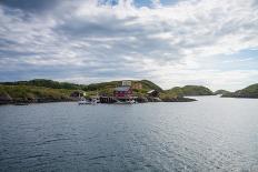 Houses and Small Harbor on Island in Northern Norway-Lamarinx-Photographic Print