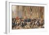 Lamartine Rejects the Red Flag in 1848-Felix Philippoteaux-Framed Giclee Print