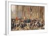 Lamartine Rejects the Red Flag in 1848-Felix Philippoteaux-Framed Giclee Print