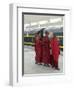 Lamas Awaiting Arrival of Train, New Railway Station, Beijing to Lhasa, Lhasa, Tibet, China-Ethel Davies-Framed Photographic Print