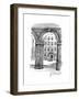 Lamb Building, Temple, from the Cloisters, London, 1912-Frederick Adcock-Framed Giclee Print