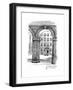 Lamb Building, Temple, from the Cloisters, London, 1912-Frederick Adcock-Framed Giclee Print