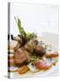 Lamb Chops on Tomatoes and Potatoes with Basil-Alexandre Oliveira-Stretched Canvas