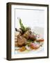 Lamb Chops on Tomatoes and Potatoes with Basil-Alexandre Oliveira-Framed Photographic Print