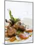 Lamb Chops on Tomatoes and Potatoes with Basil-Alexandre Oliveira-Mounted Photographic Print