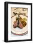 Lamb chops with potato gratin and Provencal vegetables, Provence, France-Jim Engelbrecht-Framed Photographic Print