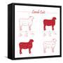 Lamb Cuts-ONiONAstudio-Framed Stretched Canvas