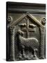 Lamb of God, Relief Detail-null-Stretched Canvas