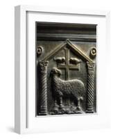 Lamb of God, Relief Detail-null-Framed Giclee Print