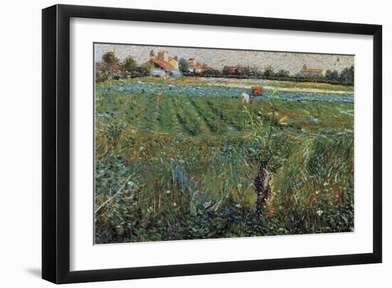 Lambard Landscape-Umberto Boccioni-Framed Giclee Print