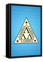 Lambda Lambda Lambda-null-Framed Stretched Canvas