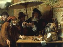 An Interior with Peasants Singing and Dancing Around a Table, 1681-Lambert Doomer-Laminated Giclee Print