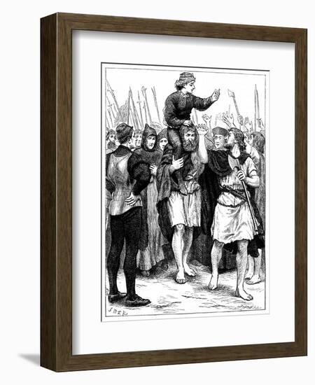 Lambert Simnel-Edward Dalziel-Framed Giclee Print