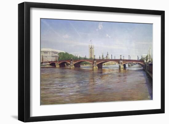 Lambeth Bridge, 1994-Isabel Hutchison-Framed Giclee Print