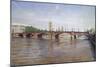 Lambeth Bridge, 1994-Isabel Hutchison-Mounted Giclee Print