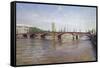 Lambeth Bridge, 1994-Isabel Hutchison-Framed Stretched Canvas