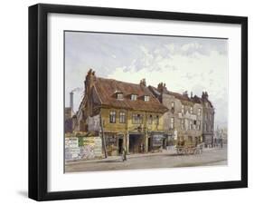 Lambeth Bridge Road, Lambeth, London, C1874-John Crowther-Framed Giclee Print