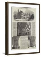 Lambeth Palace, Additions by the Late Archbishop of Canterbury-null-Framed Giclee Print