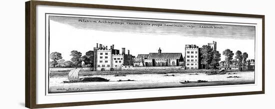 Lambeth Palace, London, 1647-Wenceslaus Hollar-Framed Giclee Print