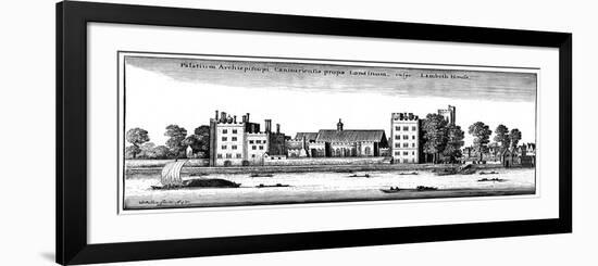 Lambeth Palace, London, 1647-Wenceslaus Hollar-Framed Giclee Print