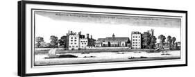 Lambeth Palace, London, 1647-Wenceslaus Hollar-Framed Giclee Print