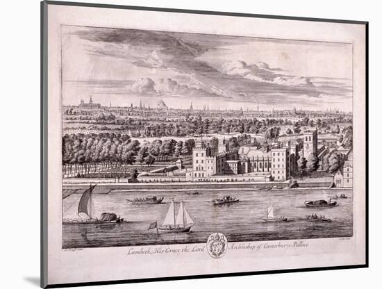 Lambeth Palace, London, 1697-Johannes Kip-Mounted Giclee Print