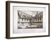 Lambeth Palace, London, 1805-Robert Cabbel Roffe-Framed Giclee Print