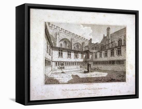 Lambeth Palace, London, 1805-Robert Cabbel Roffe-Framed Stretched Canvas