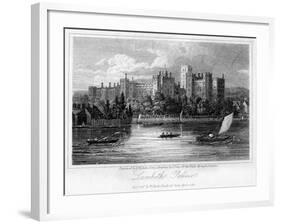 Lambeth Palace, London, 1817-Thomas Higham-Framed Giclee Print