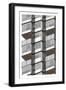 Lambeth Towers - Sepia-Sarah Evans-Framed Premium Giclee Print